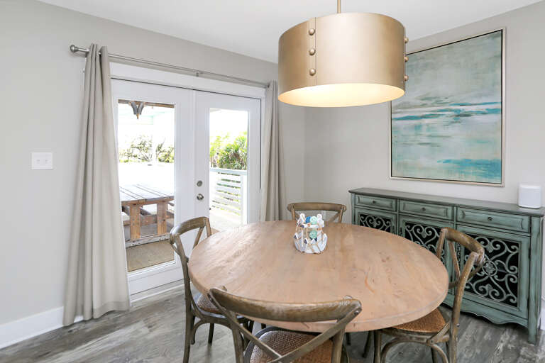 View of Balcony from Dining Table