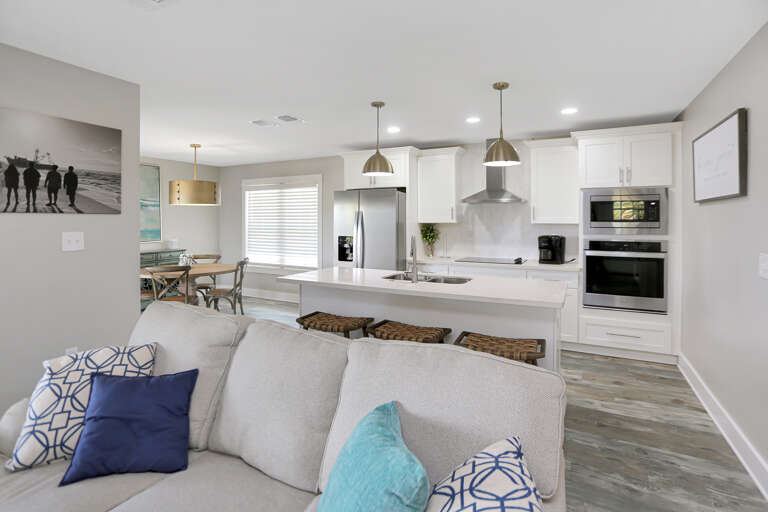 View of Kitchen & Dining Area