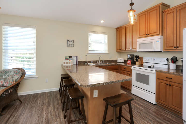 Kitchen with Bar Seating