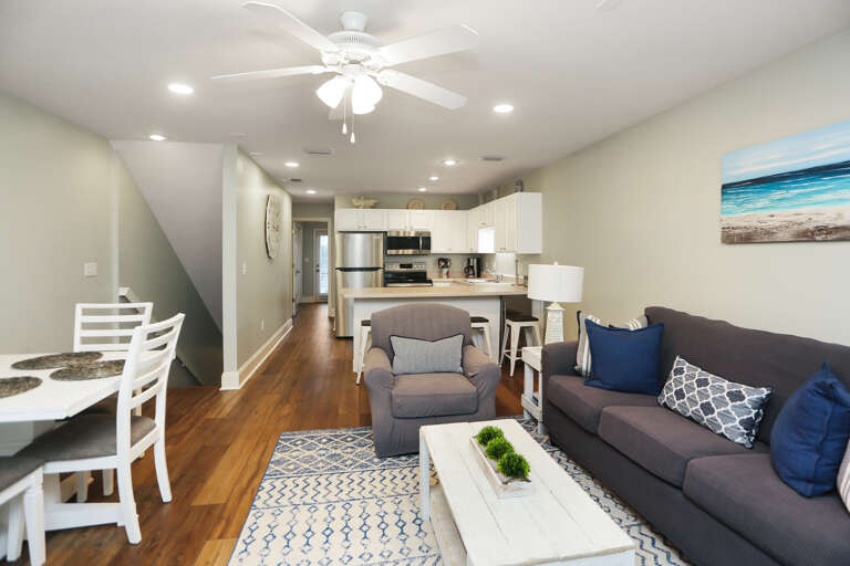 Living, Dining & Kitchen