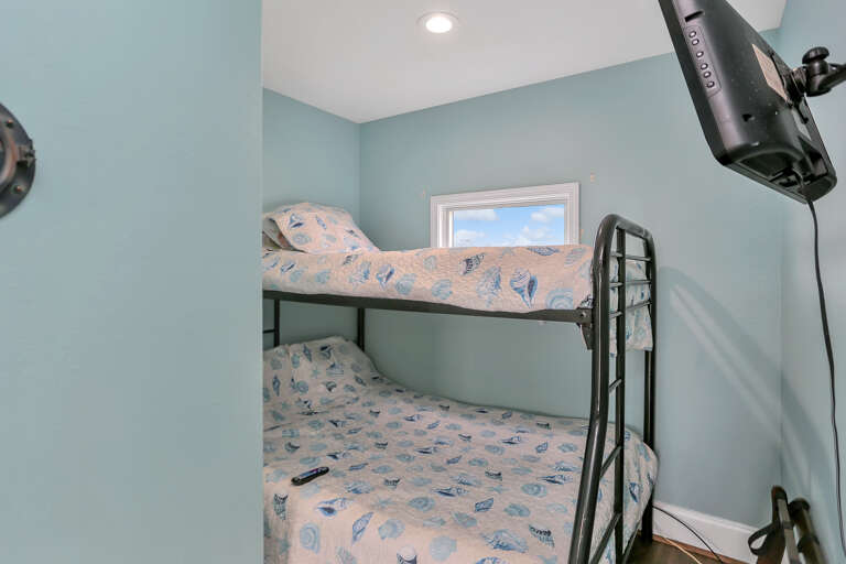 Bedroom 2 - Bunk Beds & TV