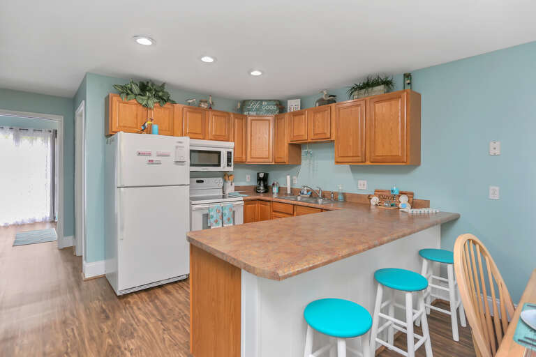 Kitchen with Bar Seating