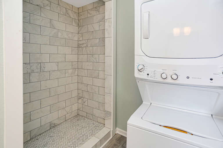 Downstairs Full Bath with Laundry