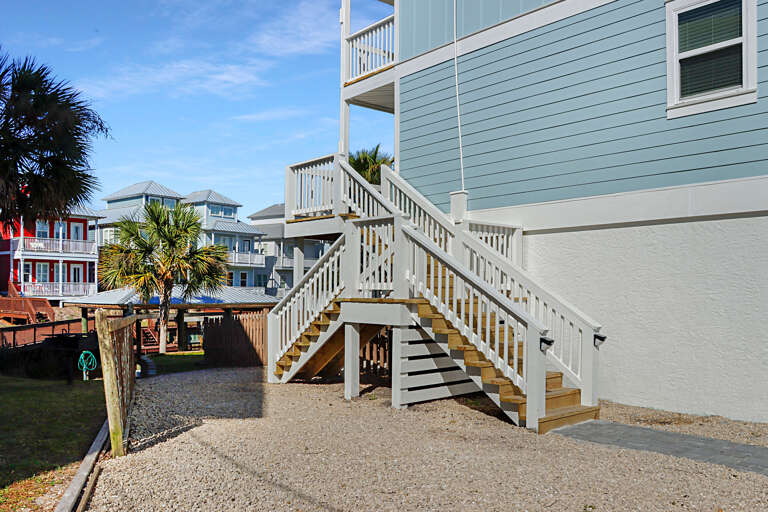 Stairway to Main Entrance and Canal Front
