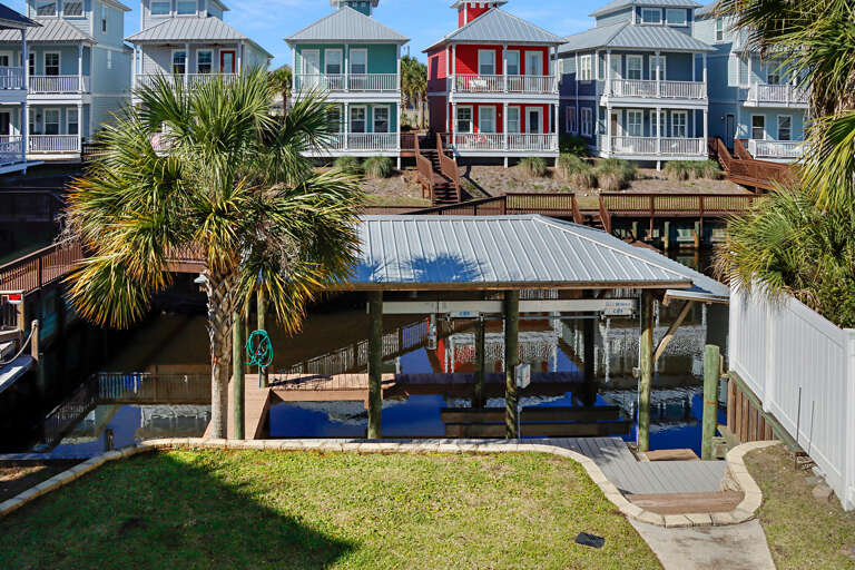 View of Private Boat Slip