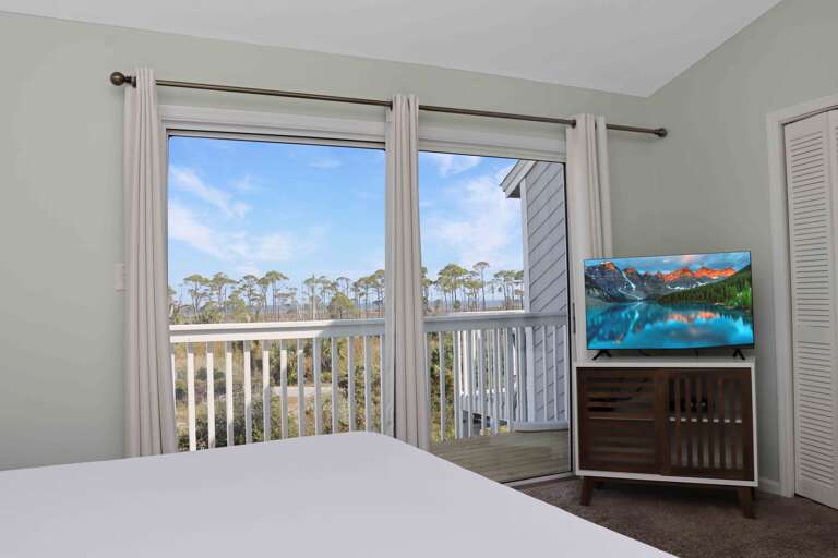 Bedroom 2 - View onto Deck