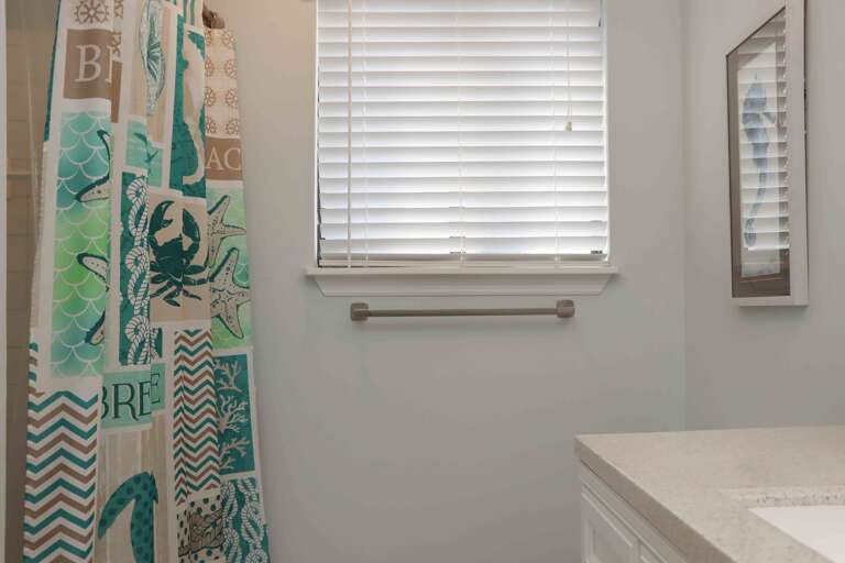 Full Bath Downstairs with Shower