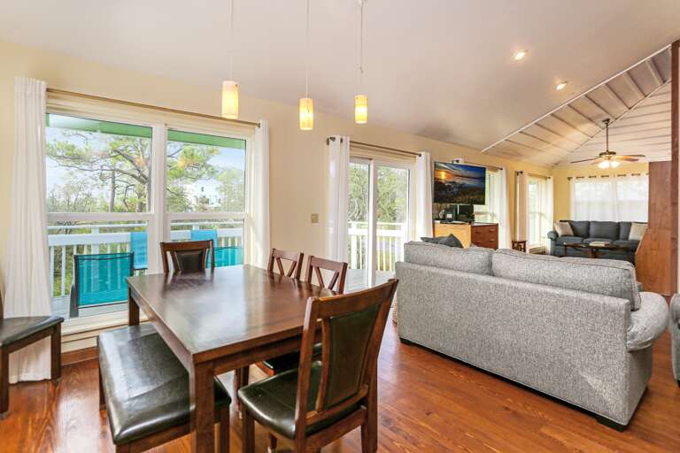 Dining Area & Living Room
