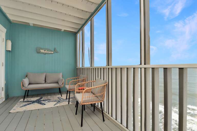 Screened Deck View
