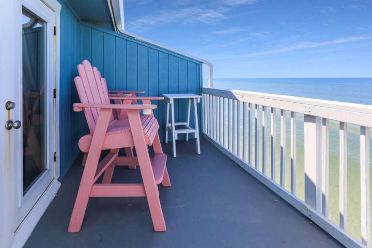Bedroom 1 - Open Gulf Front Sundeck