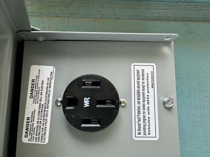 EV charger- guest should bring their charging adapter to plug in