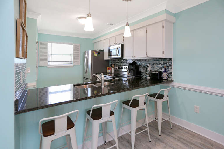 Kitchen with Bar Seating