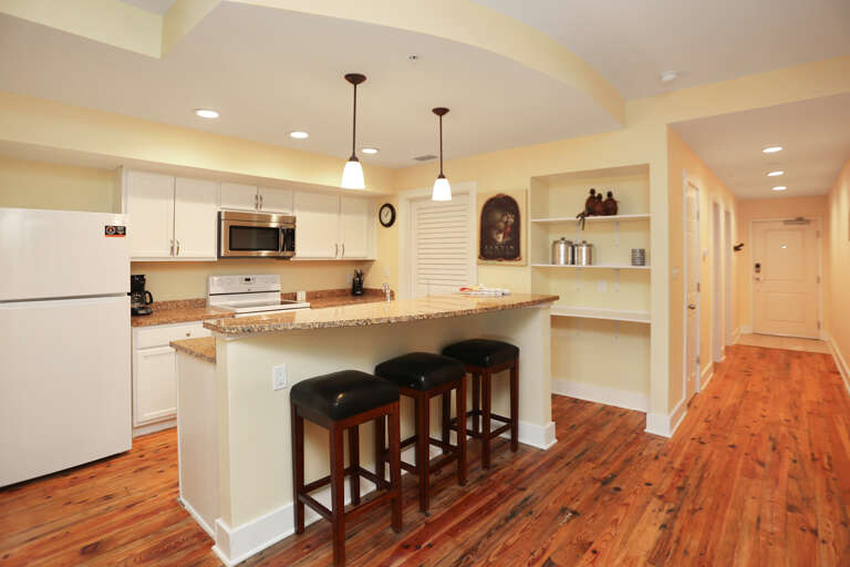 Kitchen with Bar Seating Kitchen with Bar Seating