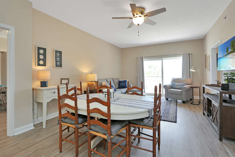 Dining Area & Living Room