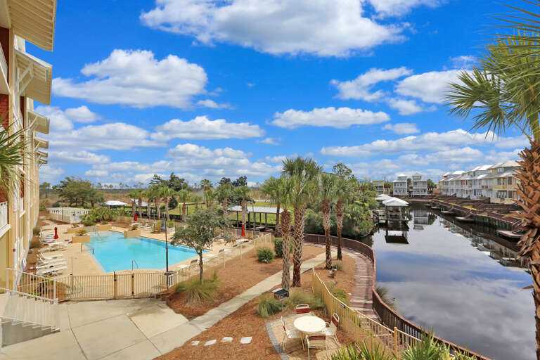 Balcony View of Pool