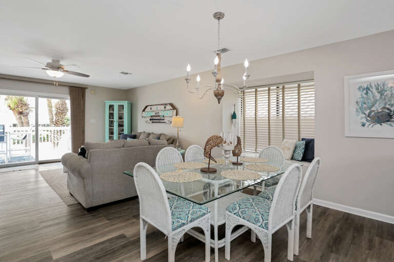 Dining Area & Living Room