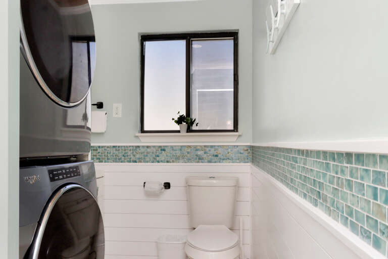 Laundry in Half Bathroom