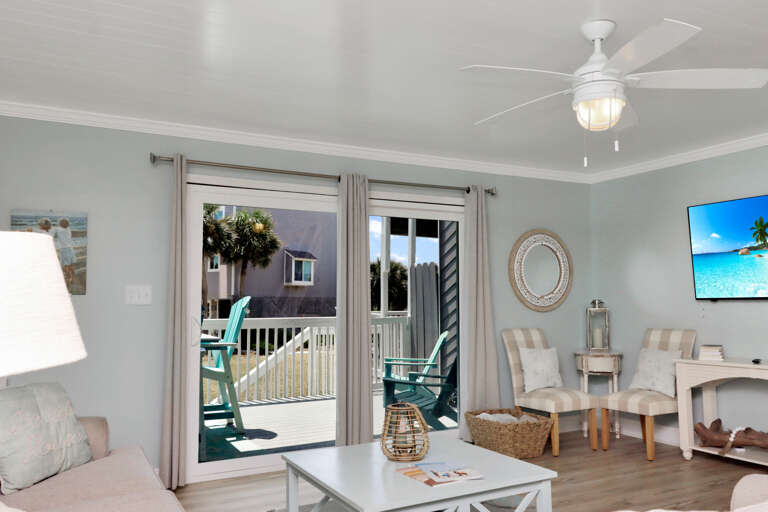 Living Room View onto Deck