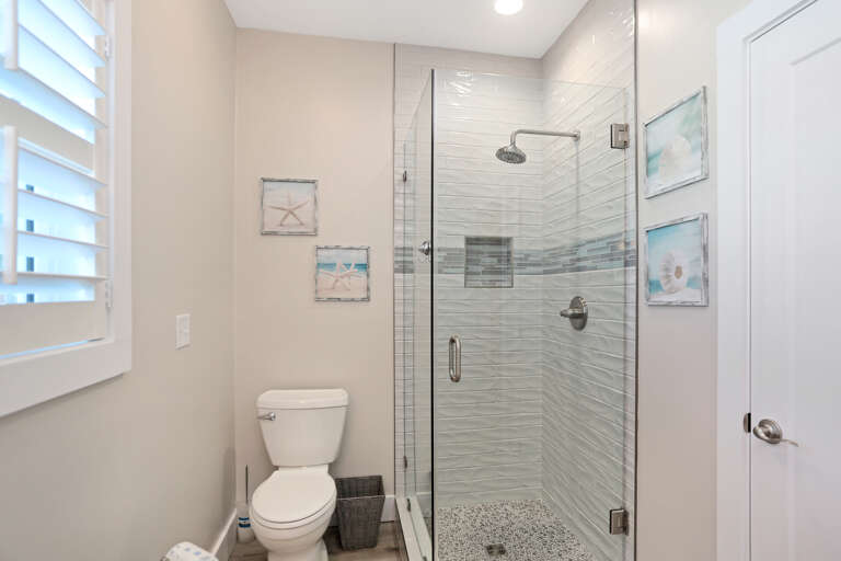 Full Bathroom Shower on Main Level
