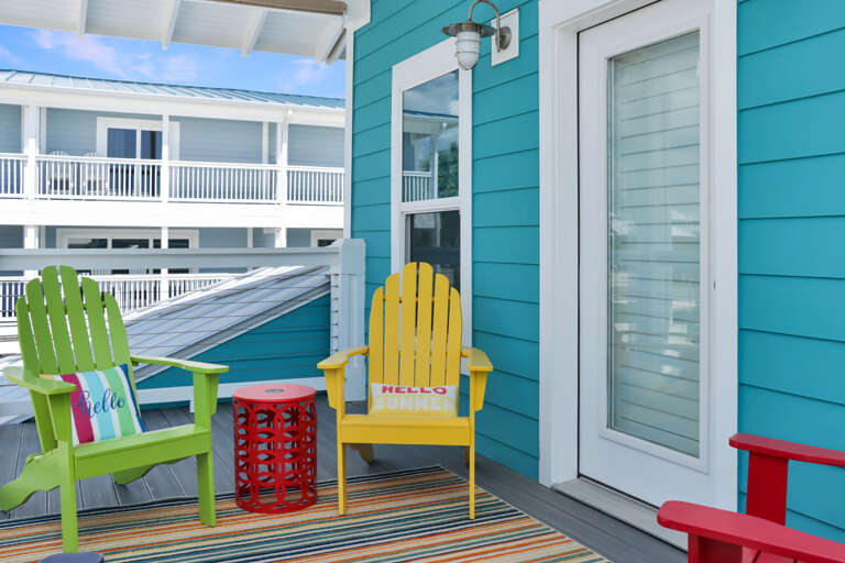 Top Floor Deck off of Master Bedroom