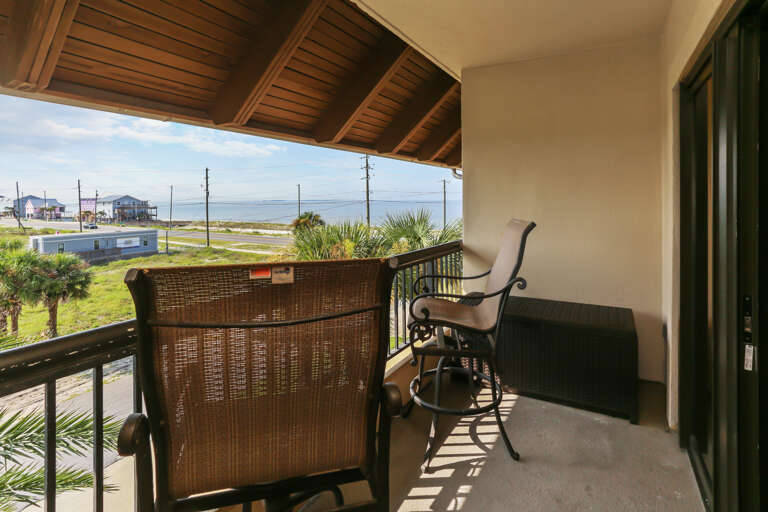Gulf View Deck off of Living Room