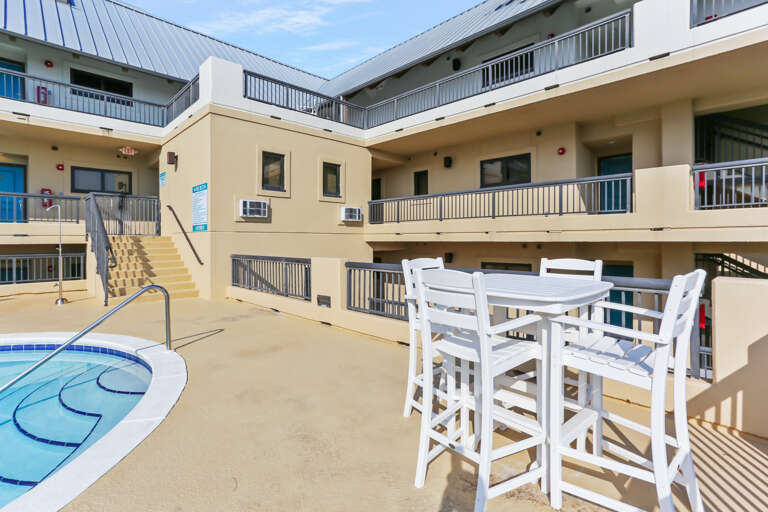 Dining Table on Pool Deck