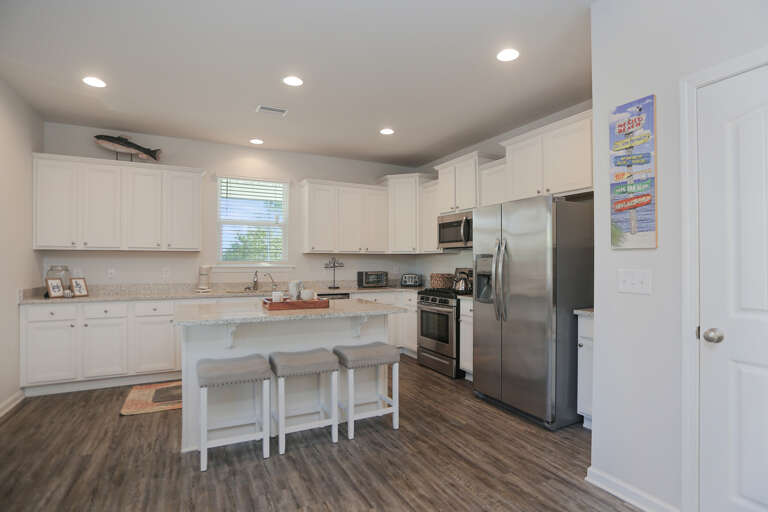 Kitchen with Bar Seating