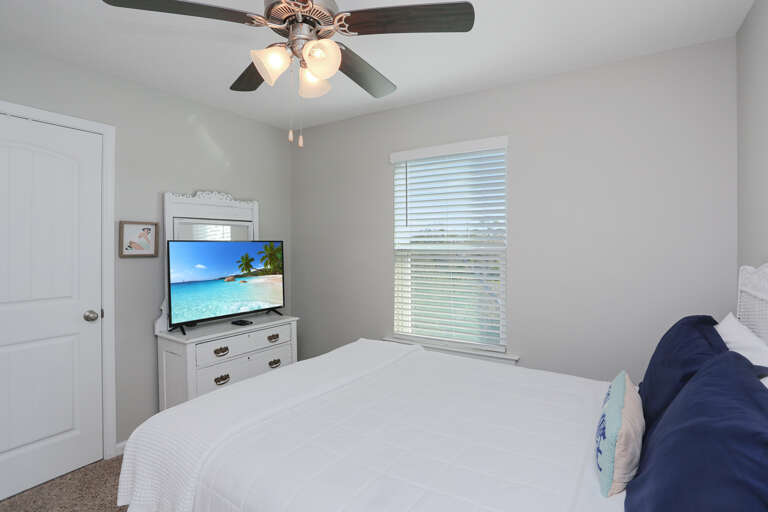 Bedroom 1 with TV