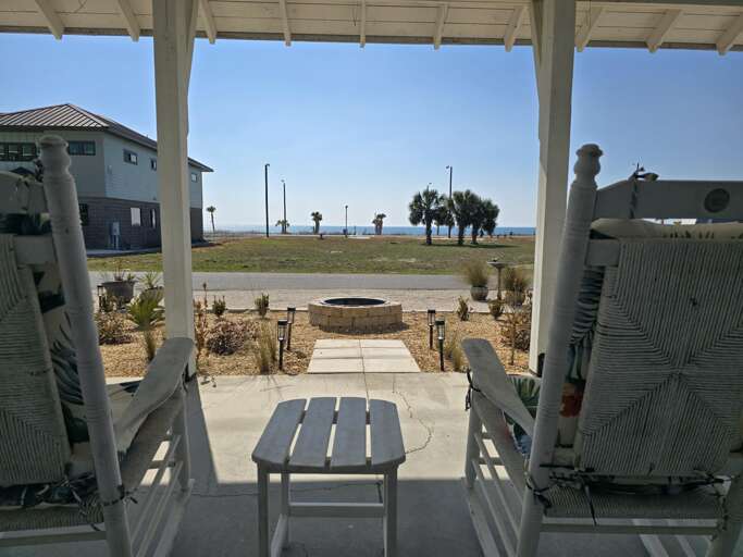 Patio View to Gulf