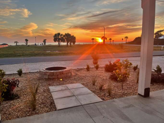 Sunny Beach Sunset View
