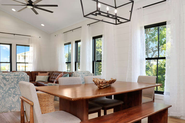 Dining Area and Living Room