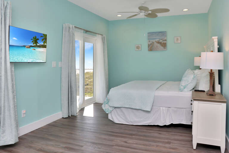 Bedroom 2 - Beachfront Master Bedroom with TV