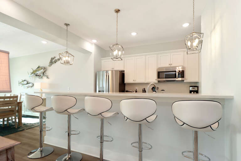 Kitchen with Bar Seating