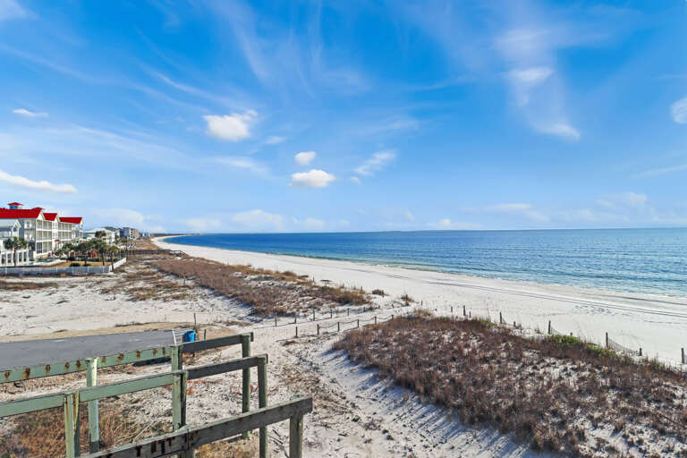View Down Mexico Beach