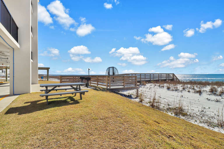 Community Picnic Area and Gated Boardwalk