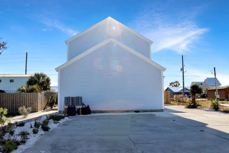 Parking Behind House