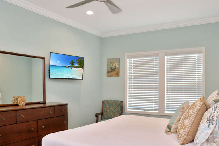 Bedroom 1 with TV