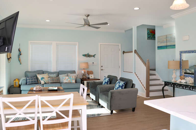 Dining Area and Living Room
