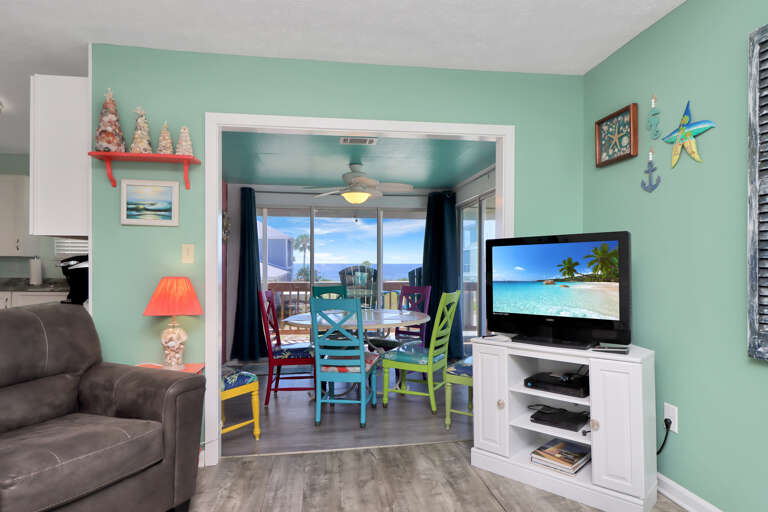 Living Room and Dining Area View