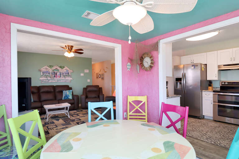 Dining Area, Living Room and Kitchen
