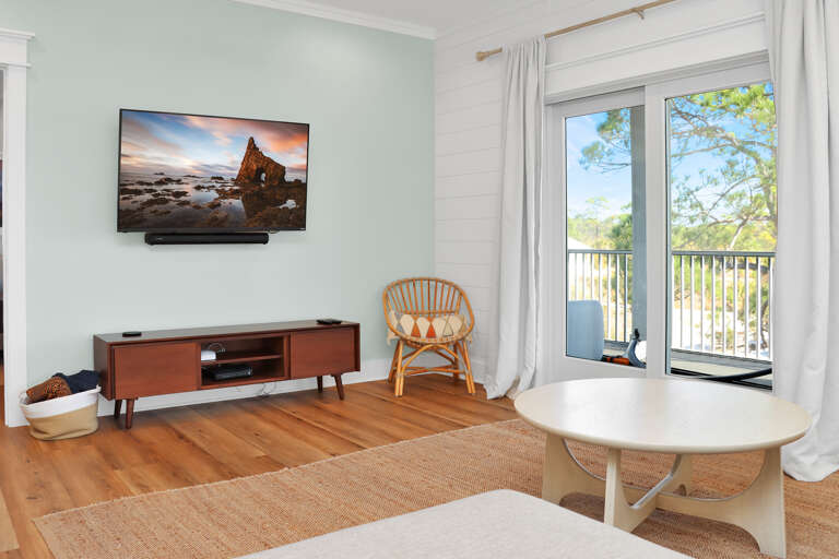 Living Room with Large TV