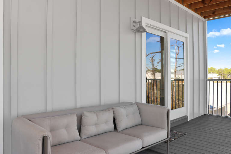 Lounging on Screened Deck