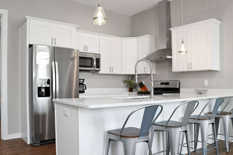 Kitchen with Bar Seating