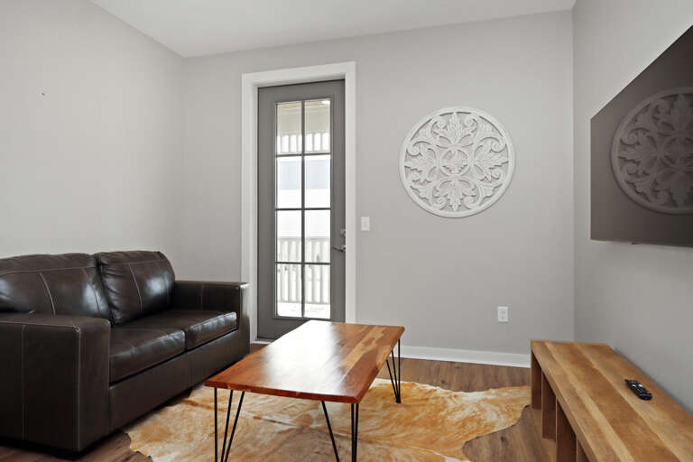 Upstairs Sitting Area with Access onto Deck