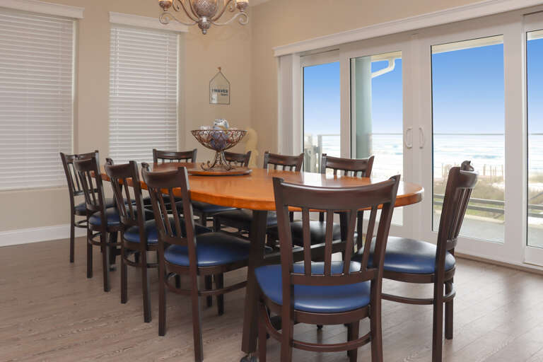 Beachfront Dining Area