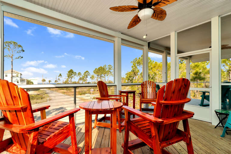 Beach View Screened Deck