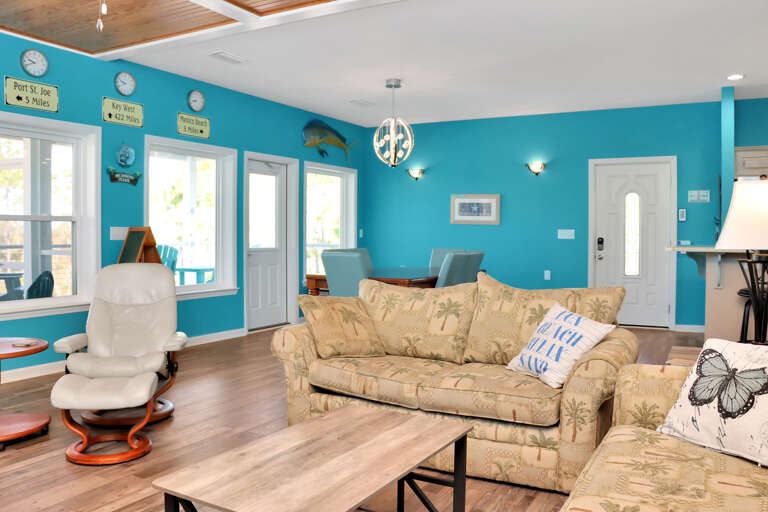 Living Room and Dining Area