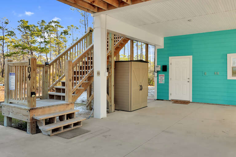 Stairs to Access Top Floor