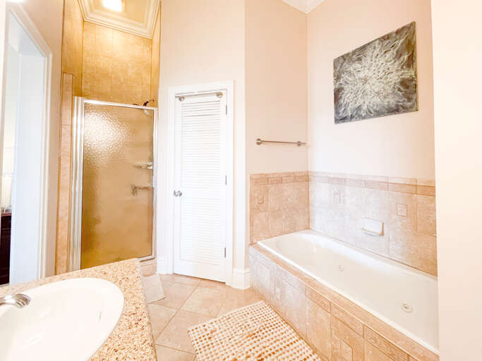 Bedroom 1 - Full Bath with Shower and Tub