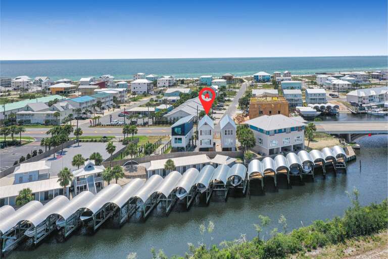 Canal on One Side, Gulf on Ohter